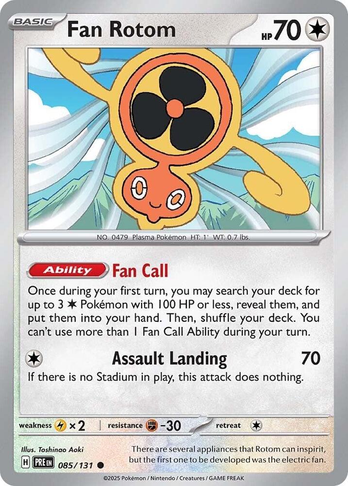 Fan Rotom (085/131) [Scarlet & Violet: Prismatic Evolutions] | Fandemonia Ltd