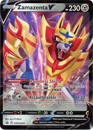 Zamazenta V (SWSH019) [Sword & Shield: Black Star Promos] | Fandemonia Ltd