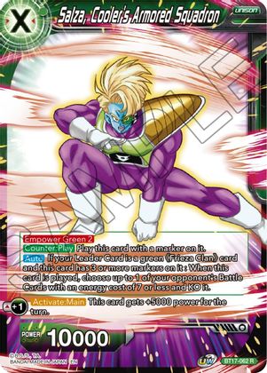 Salza, Cooler's Armored Squadron (BT17-062) [Ultimate Squad] | Fandemonia Ltd