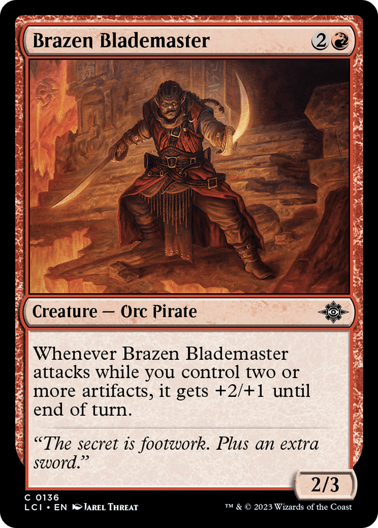 Brazen Blademaster [The Lost Caverns of Ixalan] | Fandemonia Ltd