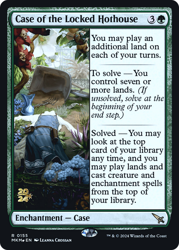 Case of the Locked Hothouse [Murders at Karlov Manor Prerelease Promos] | Fandemonia Ltd