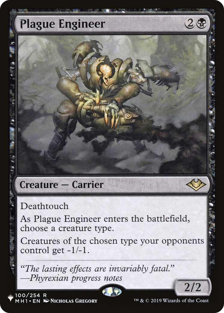 Plague Engineer [The List] | Fandemonia Ltd