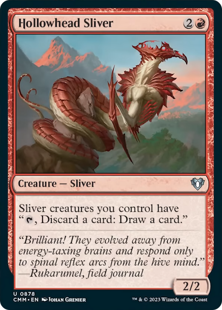 Hollowhead Sliver [Commander Masters] | Fandemonia Ltd