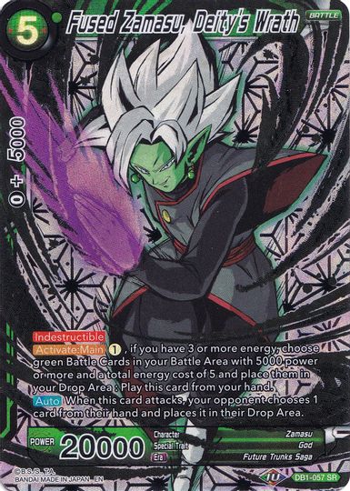 Fused Zamasu, Deity's Wrath (Collector's Selection Vol. 1) (DB1-057) [Promotion Cards] | Fandemonia Ltd