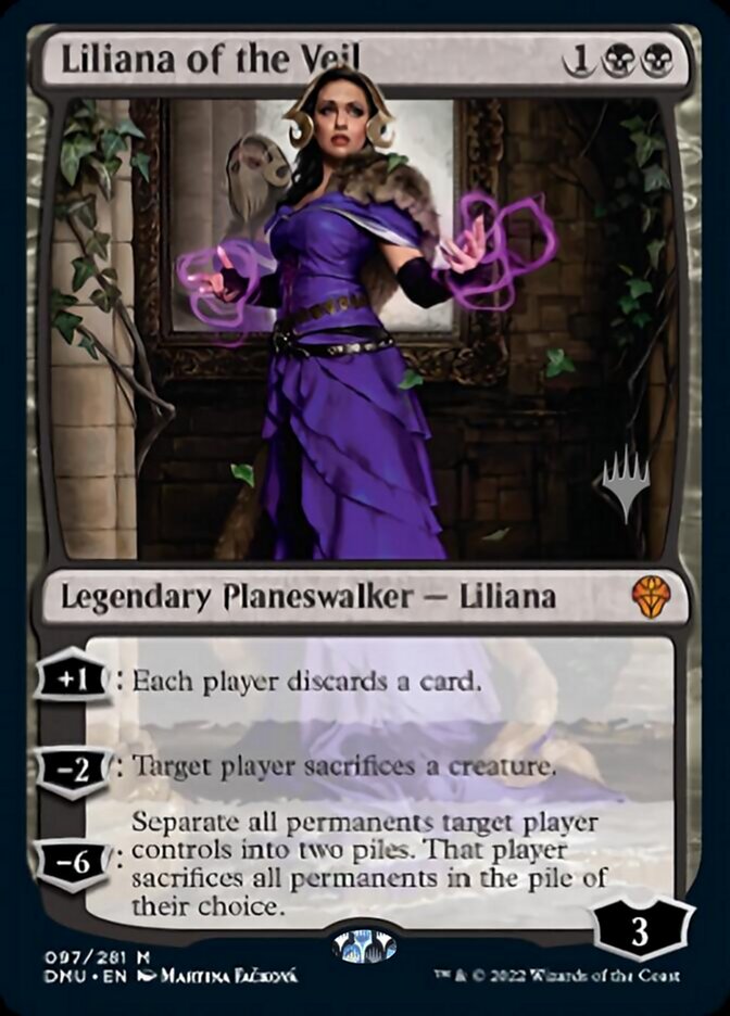 Liliana of the Veil (Promo Pack) [Dominaria United Promos] | Fandemonia Ltd