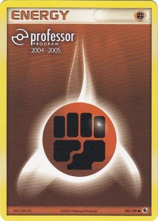 Fighting Energy (105/109) (2004 2005) [Professor Program Promos] | Fandemonia Ltd