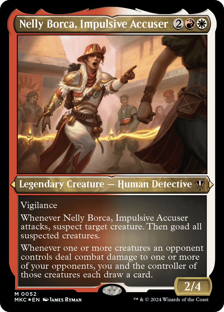 Nelly Borca, Impulsive Accuser (Display Commander) [Murders at Karlov Manor Commander] | Fandemonia Ltd