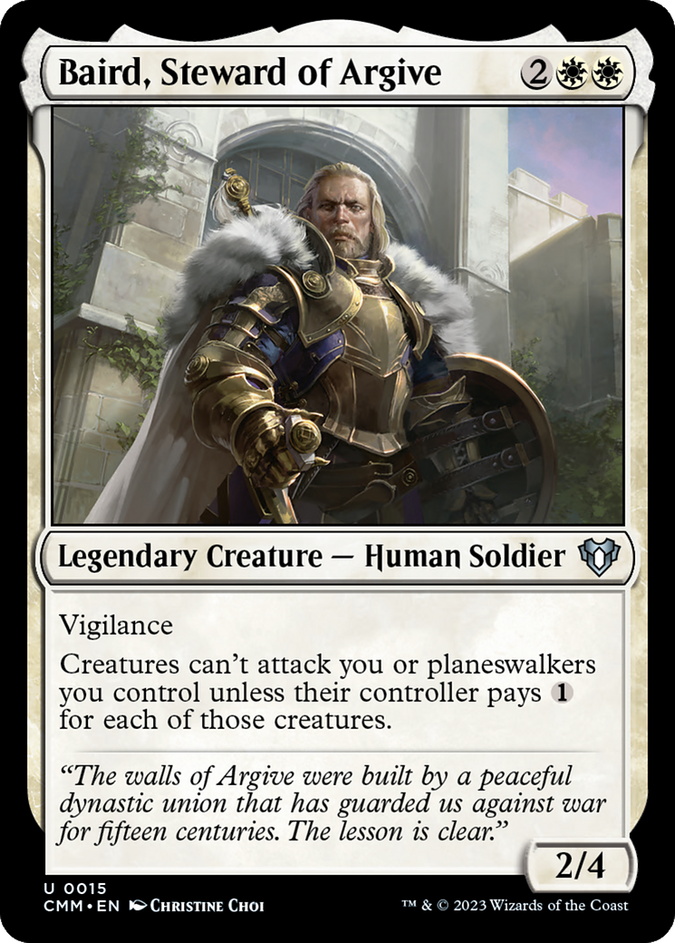 Baird, Steward of Argive [Commander Masters] | Fandemonia Ltd