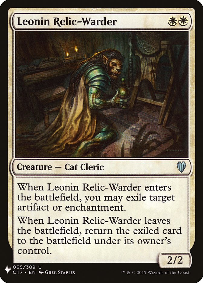 Leonin Relic-Warder [Mystery Booster] | Fandemonia Ltd