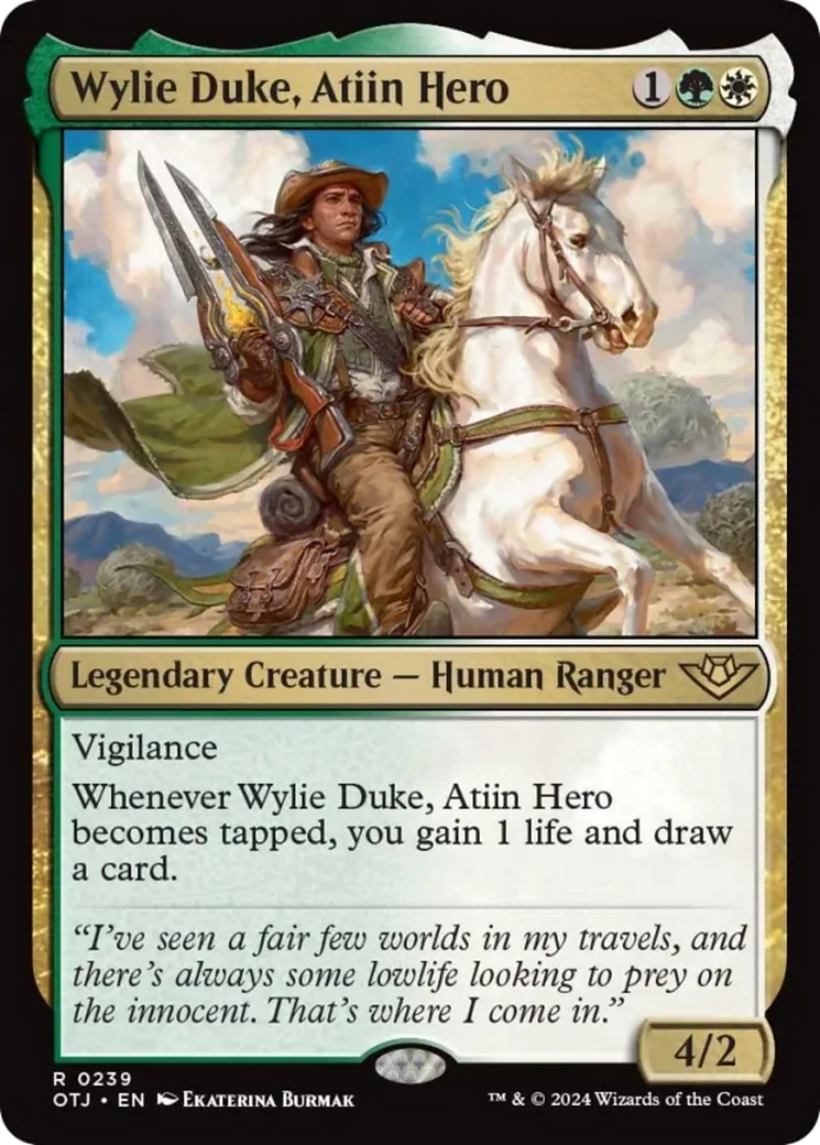 Wylie Duke, Atiin Hero [Outlaws of Thunder Junction] | Fandemonia Ltd