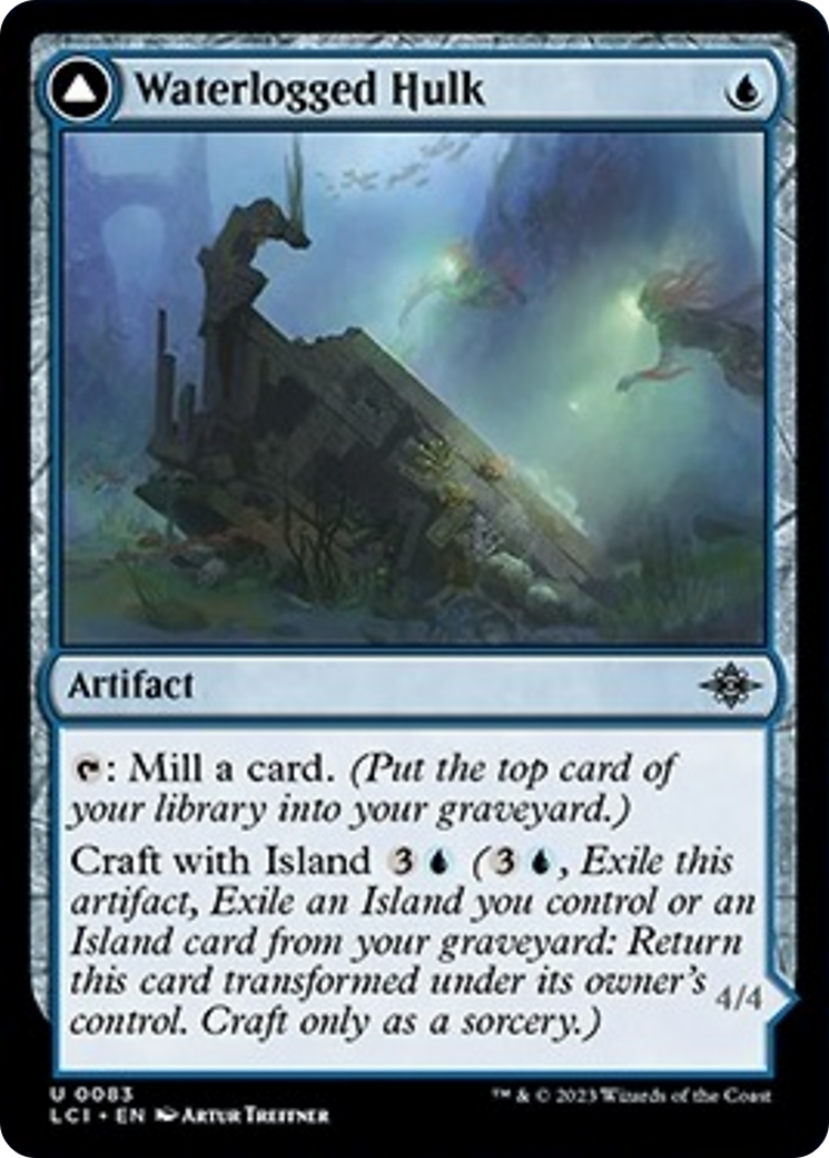 Waterlogged Hulk // Watertight Gondola [The Lost Caverns of Ixalan] | Fandemonia Ltd