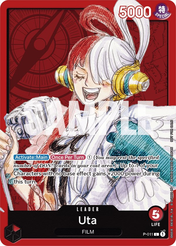 Uta (One Piece Film Red) [One Piece Promotion Cards] | Fandemonia Ltd