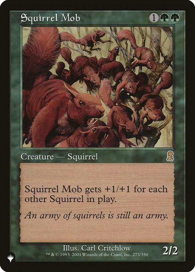 Squirrel Mob [The List] | Fandemonia Ltd