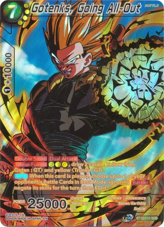 Gotenks, Going All-Out (SPR) (BT10-110) [Rise of the Unison Warrior 2nd Edition] | Fandemonia Ltd