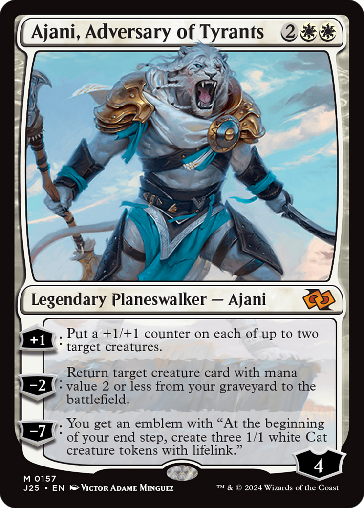 Ajani, Adversary of Tyrants [Foundations Jumpstart] | Fandemonia Ltd