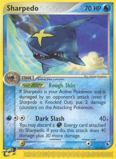 Sharpedo (22/109) [EX: Ruby & Sapphire] | Fandemonia Ltd