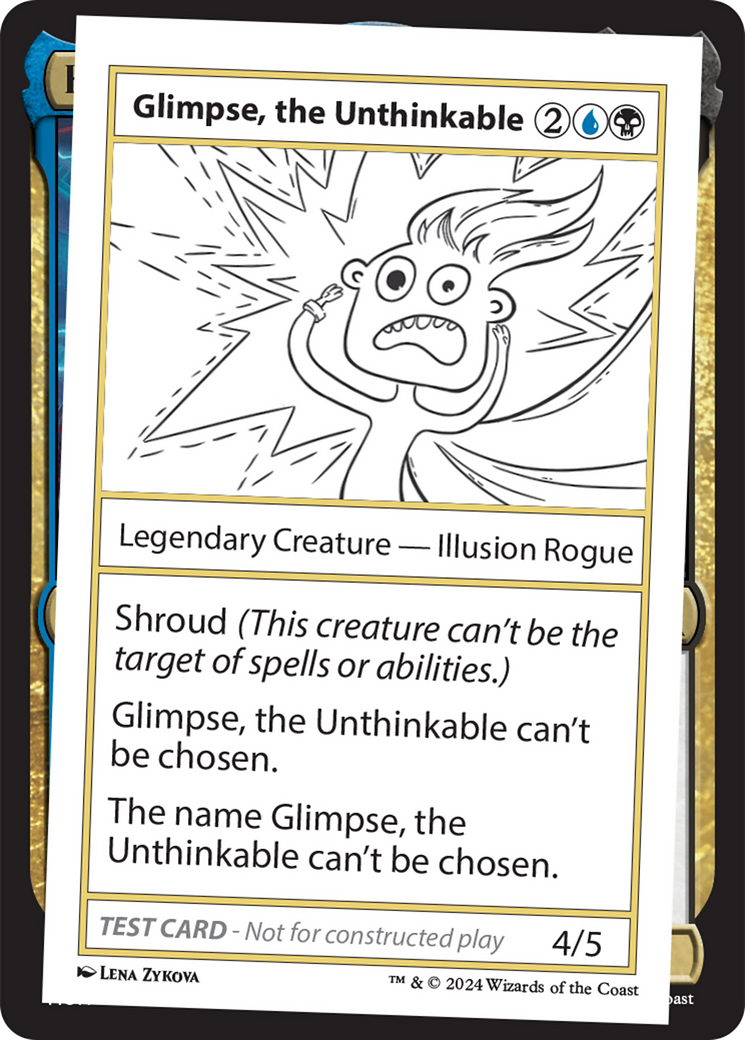 Glimpse, the Unthinkable [Mystery Booster 2 Playtest Cards] | Fandemonia Ltd