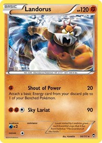 Landorus (58/111) (Theme Deck Exclusive) [XY: Furious Fists] | Fandemonia Ltd