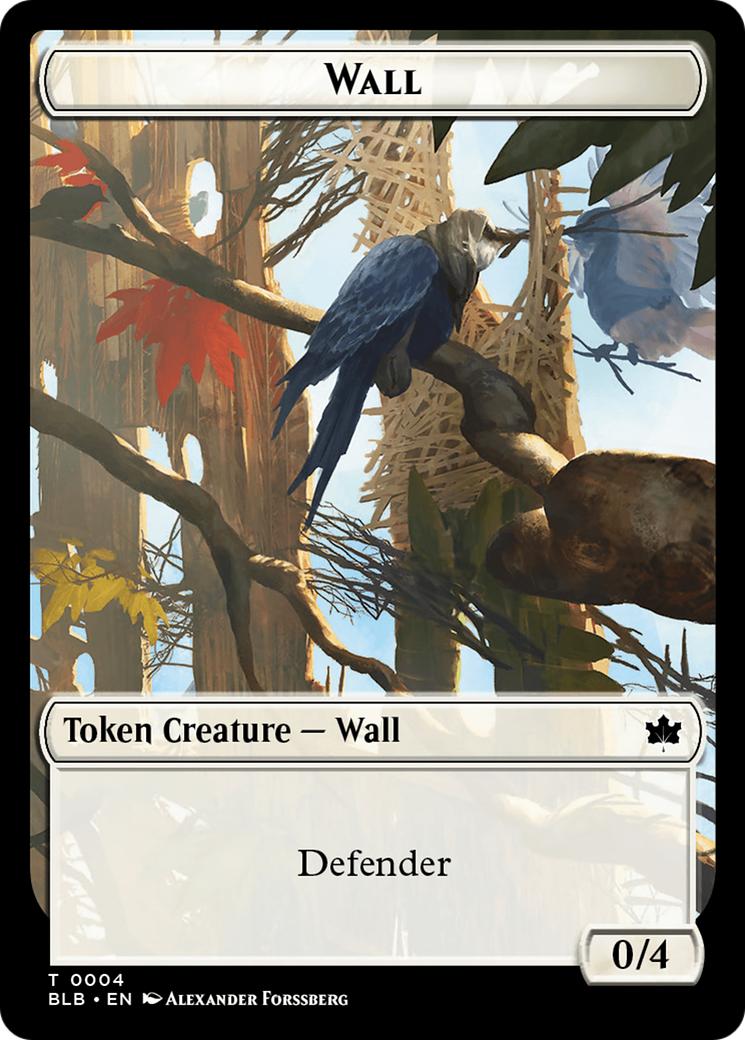 Wall Token [Bloomburrow Tokens] | Fandemonia Ltd