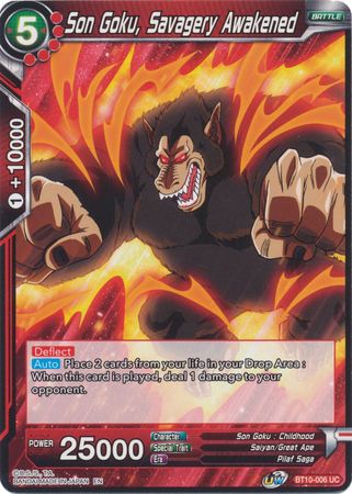 Son Goku, Savagery Awakened (BT10-006) [Rise of the Unison Warrior 2nd Edition] | Fandemonia Ltd