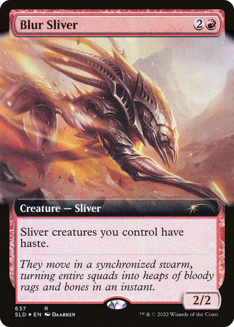 Blur Sliver (Extended Art) [Secret Lair Drop Promos] | Fandemonia Ltd