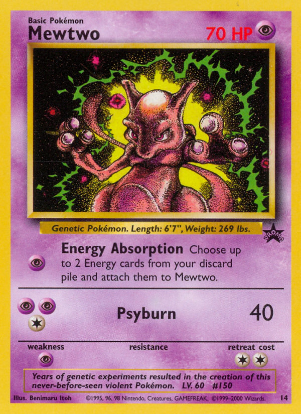 Mewtwo (14) [Wizards of the Coast: Black Star Promos] | Fandemonia Ltd