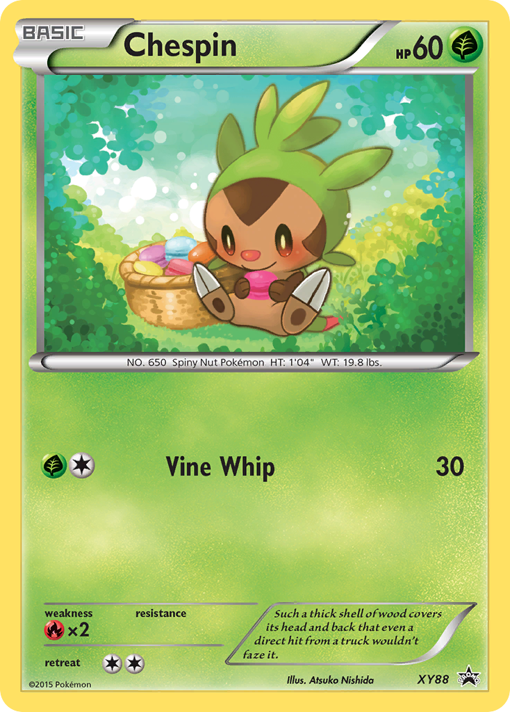 Chespin (XY88) (Collector Chest) [XY: Black Star Promos] | Fandemonia Ltd