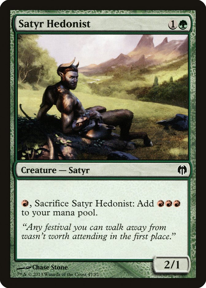 Satyr Hedonist [Duel Decks: Heroes vs. Monsters] | Fandemonia Ltd