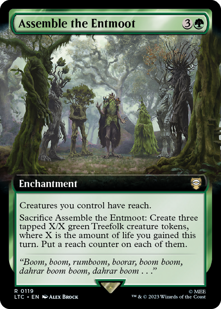 Assemble the Entmoot (Extended Art) [The Lord of the Rings: Tales of Middle-Earth Commander] | Fandemonia Ltd