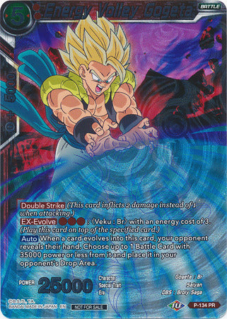 Energy Volley Gogeta (Series 7 Super Dash Pack) (P-134) [Promotion Cards] | Fandemonia Ltd