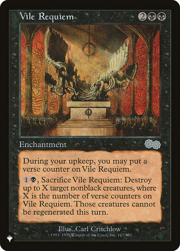 Vile Requiem (USG) [The List] | Fandemonia Ltd