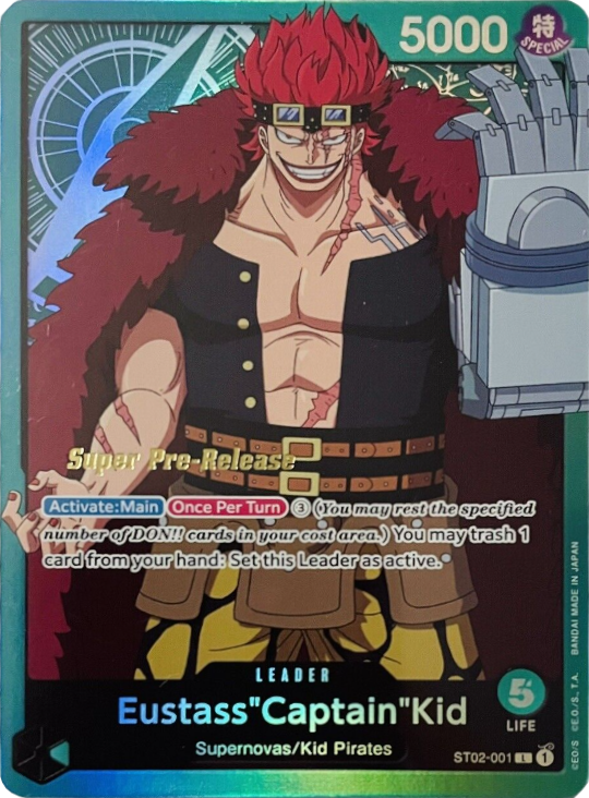 Eustass"Captain"Kid (001) [Super Pre-Release Starter Deck: Worst Generation] | Fandemonia Ltd