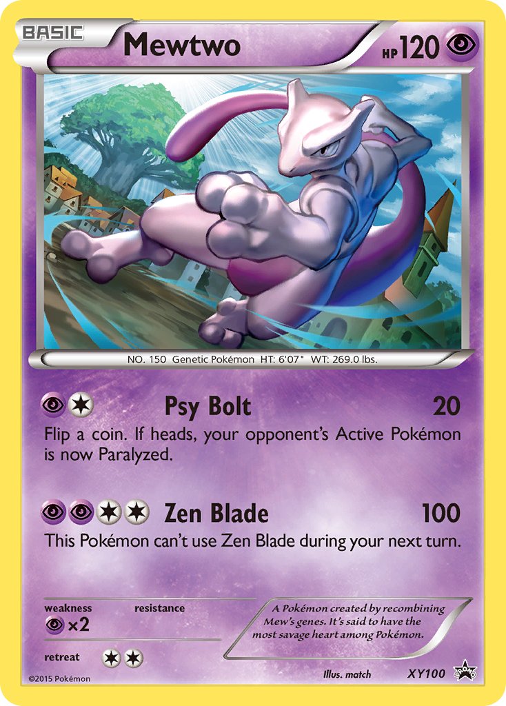 Mewtwo (XY100) [XY: Black Star Promos] | Fandemonia Ltd