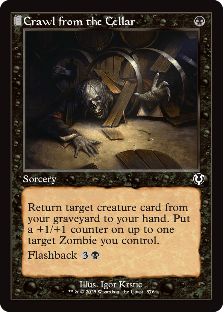 Crawl from the Cellar (Retro Frame) [Innistrad Remastered] | Fandemonia Ltd