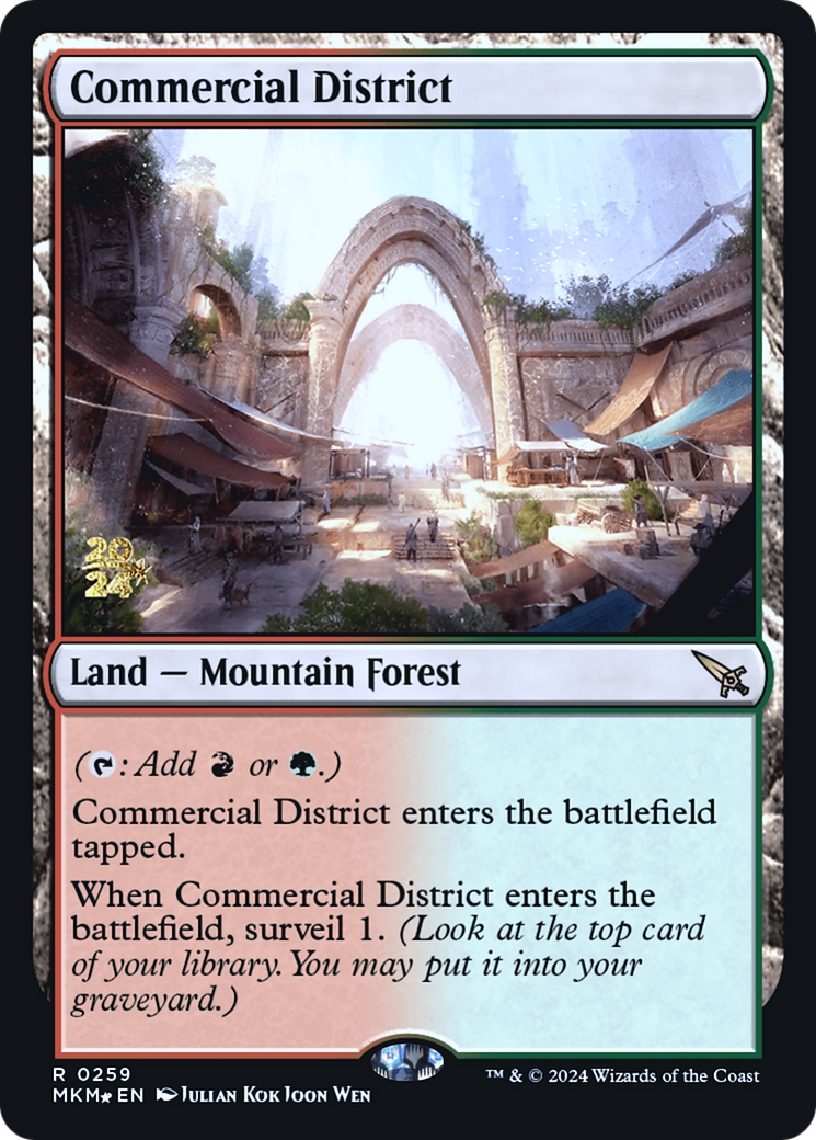 Commercial District [Murders at Karlov Manor Prerelease Promos] | Fandemonia Ltd