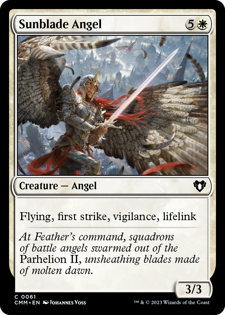 Sunblade Angel [Commander Masters] | Fandemonia Ltd