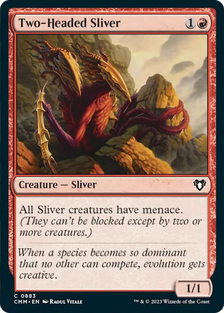 Two-Headed Sliver [Commander Masters] | Fandemonia Ltd