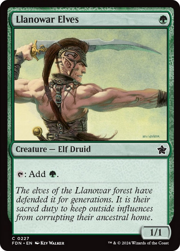 Llanowar Elves [Foundations] | Fandemonia Ltd