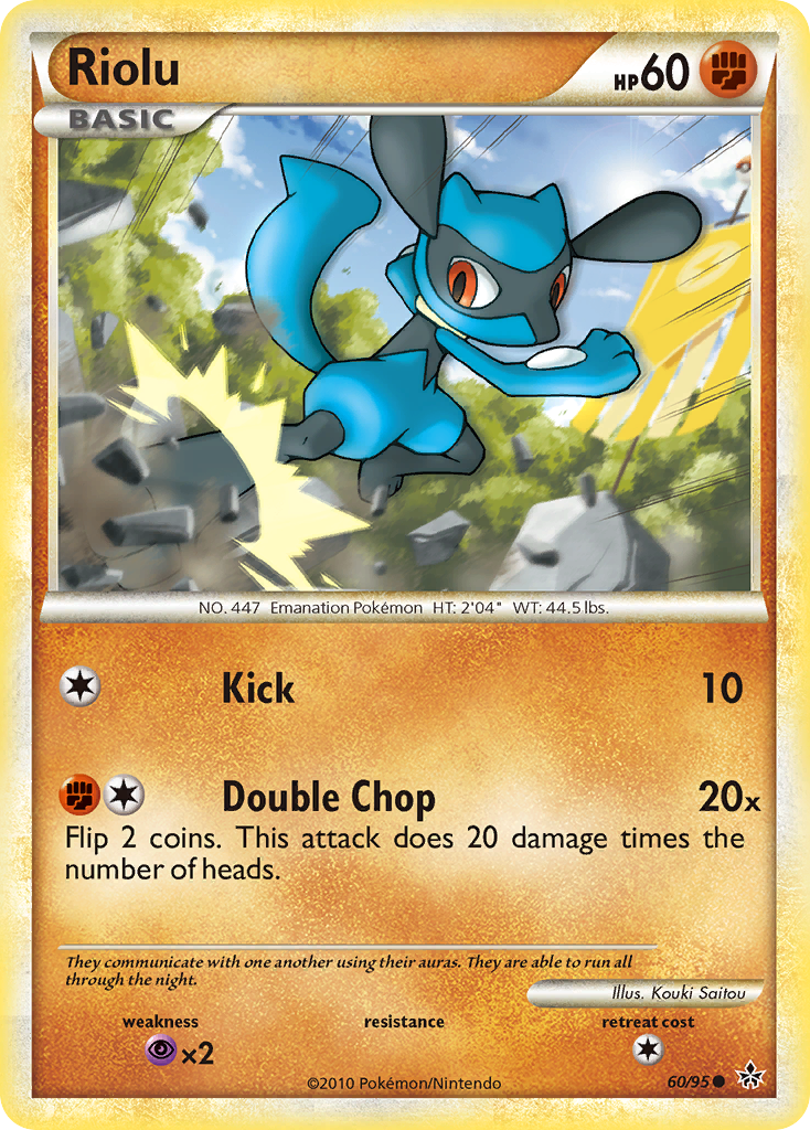 Riolu (60/95) [HeartGold & SoulSilver: Unleashed] | Fandemonia Ltd