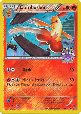 Combusken (13/111) (States Championship Promo) [XY: Furious Fists] | Fandemonia Ltd