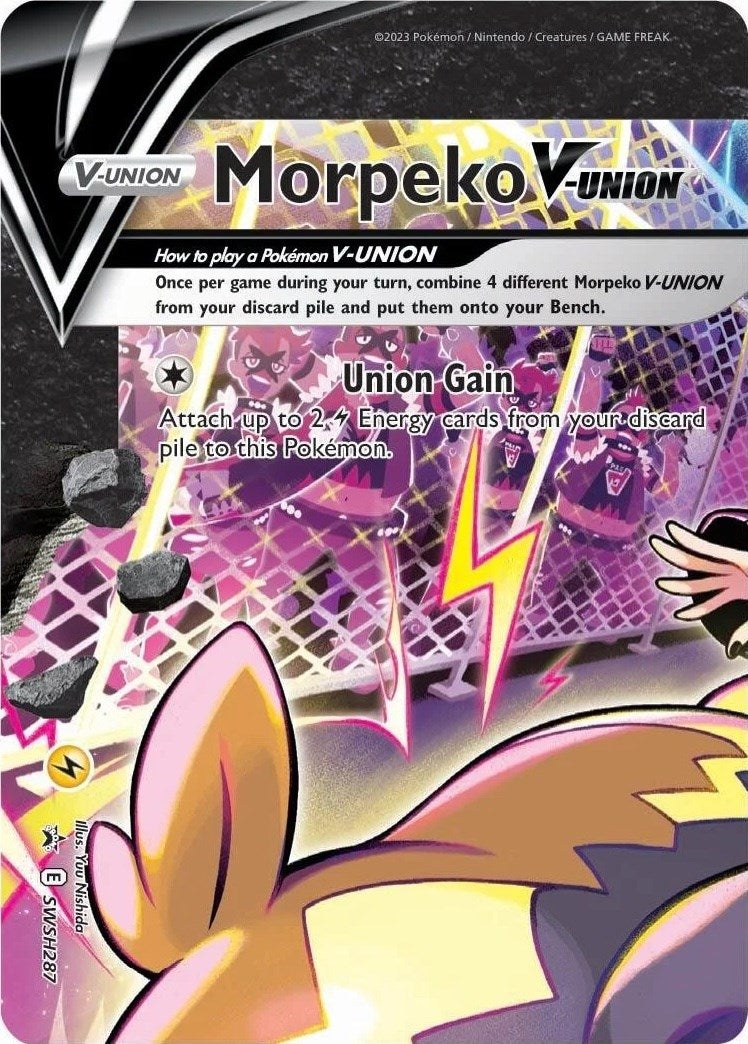 Morpeko V-Union (SWSH287) [Sword & Shield: Black Star Promos] | Fandemonia Ltd