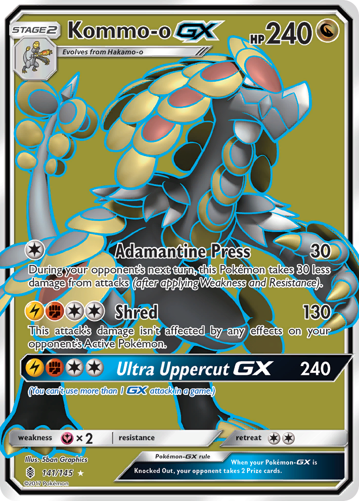 Kommo-o GX (141/145) [Sun & Moon: Guardians Rising] | Fandemonia Ltd