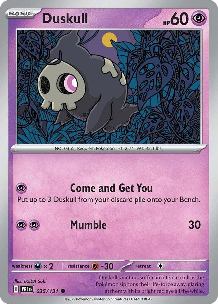 Duskull (035/131) [Scarlet & Violet: Prismatic Evolutions] | Fandemonia Ltd