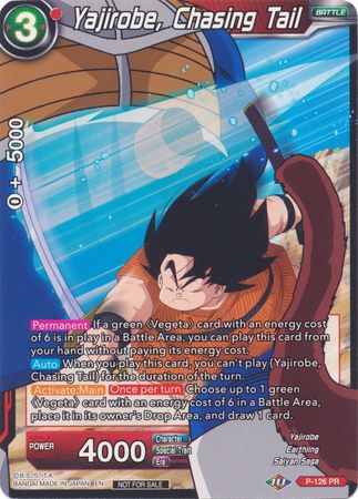 Yajirobe, Chasing Tail (Shop Tournament: Assault of Saiyans) (P-126) [Promotion Cards] | Fandemonia Ltd