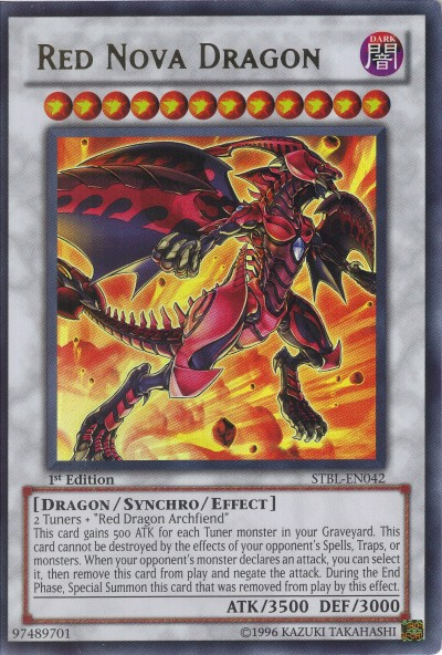 Red Nova Dragon [STBL-EN042] Ultra Rare | Fandemonia Ltd