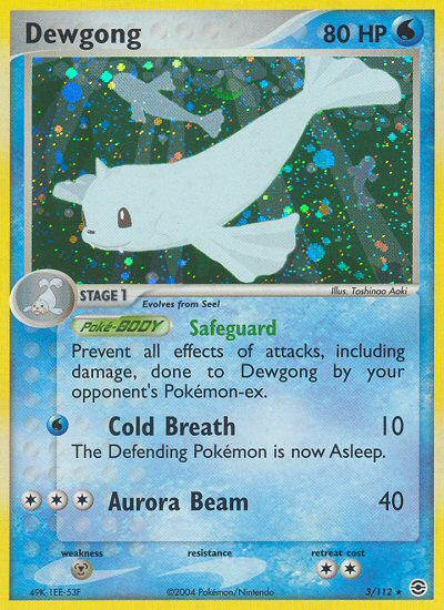 Dewgong (3/112) [EX: FireRed & LeafGreen] | Fandemonia Ltd