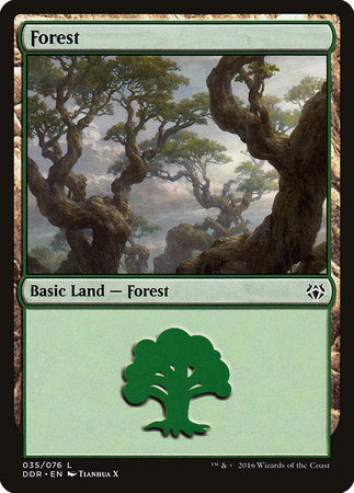 Forest (35) [Duel Decks: Nissa vs. Ob Nixilis] | Fandemonia Ltd