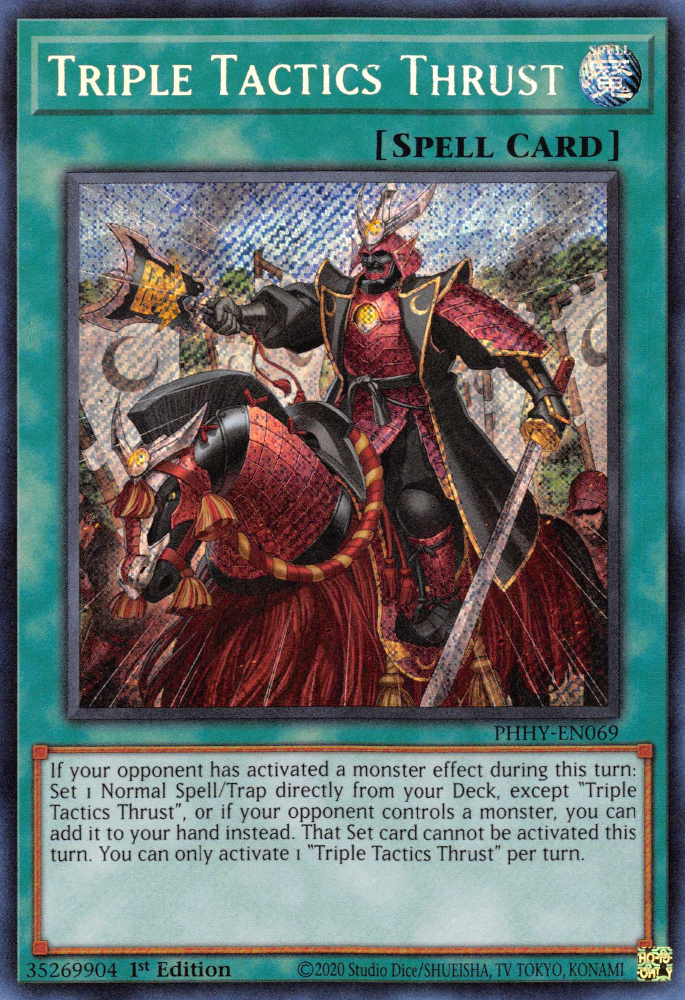 Triple Tactics Thrust [PHHY-EN069] Secret Rare | Fandemonia Ltd