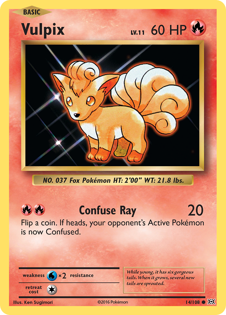 Vulpix (14/108) [XY: Evolutions] | Fandemonia Ltd