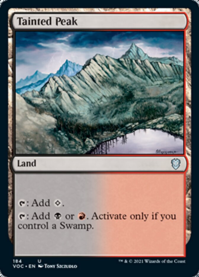 Tainted Peak [Innistrad: Crimson Vow Commander] | Fandemonia Ltd